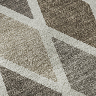 Piper Looms Mayfield Diamonds AMF887 Beige Machine Washable Area Rug Swatch Image