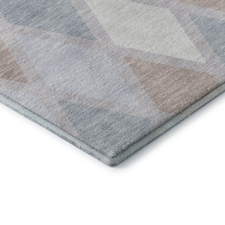 Piper Looms Mayfield Diamonds AMF887 Lavender Machine Washable Area Rug Corner Image