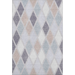 Piper Looms Mayfield Diamonds AMF887 Lavender Machine Washable Area Rug main image