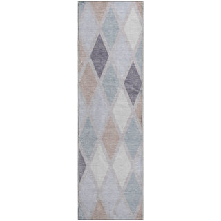 Piper Looms Mayfield Diamonds AMF887 Lavender Machine Washable Area Rug Runner Main Image