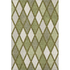 Piper Looms Mayfield Diamonds AMF887 Olive Machine Washable Area Rug main image