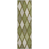Piper Looms Mayfield Diamonds AMF887 Olive Machine Washable Area Rug Runner Main Image