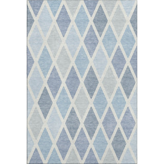 Piper Looms Mayfield Diamonds AMF887 Sky Machine Washable Area Rug main image