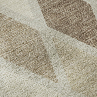 Piper Looms Mayfield Diamonds AMF887 Taupe Machine Washable Area Rug Swatch Image