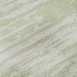 Piper Looms Mayfield Stripes AMF888 Aloe Machine Washable Area Rug Swatch Image