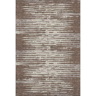 Piper Looms Mayfield Stripes AMF888 Brown Machine Washable Area Rug main image