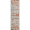 Piper Looms Mayfield Stripes AMF888 Coral Machine Washable Area Rug Runner Main Image
