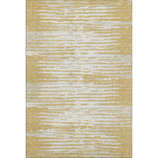 Piper Looms Mayfield Stripes AMF888 Gold Machine Washable Area Rug main image