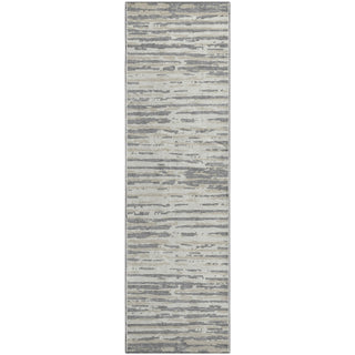 Piper Looms Mayfield Stripes AMF888 Gray Machine Washable Area Rug Runner Main Image