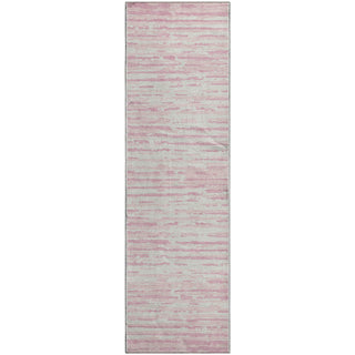 Piper Looms Mayfield Stripes AMF888 Pink Machine Washable Area Rug Runner Main Image