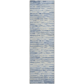 Piper Looms Mayfield Stripes AMF888 Sky Machine Washable Area Rug Runner Main Image