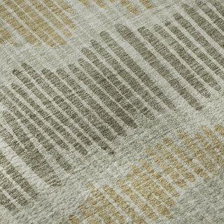 Piper Looms Mayfield Stripes AMF889 Beige Machine Washable Area Rug Swatch Image