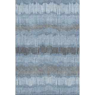 Piper Looms Mayfield Stripes AMF889 Blue Machine Washable Area Rug main image