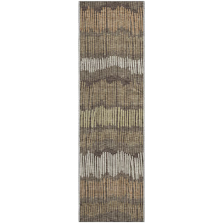 Piper Looms Mayfield Stripes AMF889 Brown Machine Washable Area Rug Runner Main Image