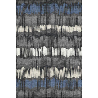 Piper Looms Mayfield Stripes AMF889 Charcoal Machine Washable Area Rug main image