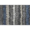 Piper Looms Mayfield Stripes AMF889 Charcoal Machine Washable Area Rug Scatter Main Image
