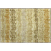 Piper Looms Mayfield Stripes AMF889 Gold Machine Washable Area Rug Scatter Main Image