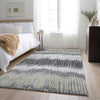 Piper Looms Mayfield Stripes AMF889 Gray Machine Washable Area Rug Lifestyle Image Feature