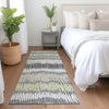 Piper Looms Mayfield Stripes AMF889 Gray Machine Washable Area Rug Runner Lifestyle Image Feature