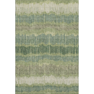 Piper Looms Mayfield Stripes AMF889 Green Machine Washable Area Rug main image