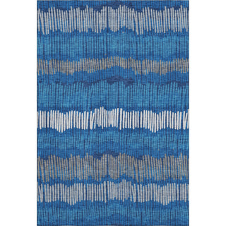 Piper Looms Mayfield Stripes AMF889 Navy Machine Washable Area Rug main image