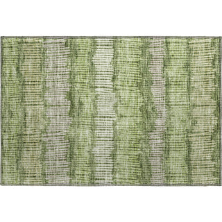 Piper Looms Mayfield Stripes AMF889 Olive Machine Washable Area Rug Scatter Main Image