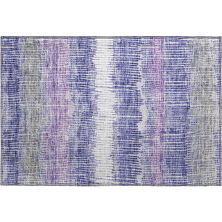 Piper Looms Mayfield Stripes AMF889 Purple Machine Washable Area Rug Scatter Main Image