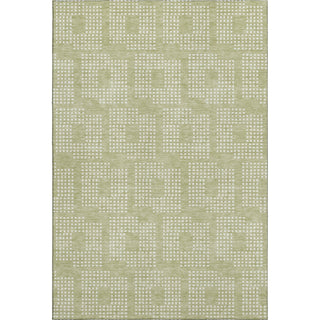 Piper Looms Mayfield Squares AMF890 Aloe Machine Washable Area Rug main image