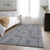 Piper Looms Mayfield Squares AMF890 Gray Machine Washable Area Rug Lifestyle Image Feature