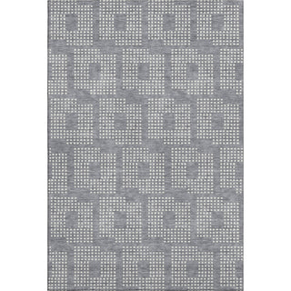 Piper Looms Mayfield Squares AMF890 Gray Machine Washable Area Rug main image