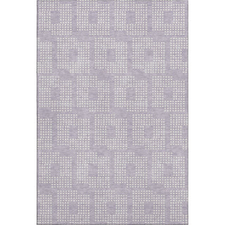 Piper Looms Mayfield Squares AMF890 Lavender Machine Washable Area Rug main image