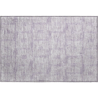 Piper Looms Mayfield Squares AMF890 Lavender Machine Washable Area Rug Scatter Main Image