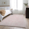 Piper Looms Mayfield Squares AMF890 Pink Machine Washable Area Rug Lifestyle Image Feature