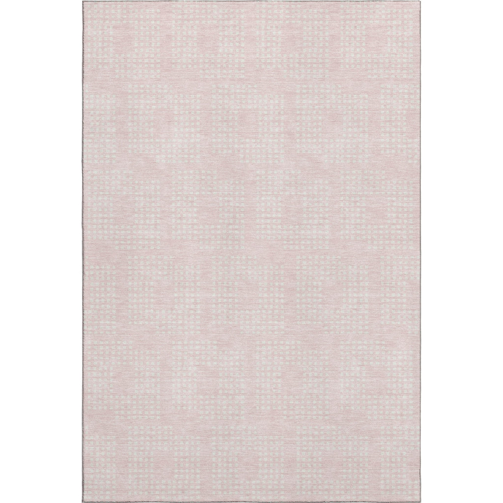 Piper Looms Mayfield Squares AMF890 Pink Machine Washable Area Rug main image