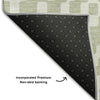 Piper Looms Mayfield Diamonds AMF891 Aloe Machine Washable Area Rug Backing Image