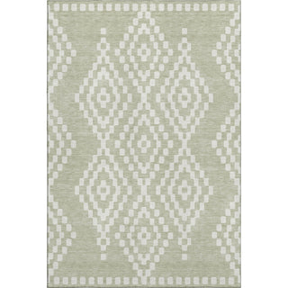 Piper Looms Mayfield Diamonds AMF891 Aloe Machine Washable Area Rug main image