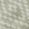 Piper Looms Mayfield Diamonds AMF891 Aloe Machine Washable Area Rug Swatch Image