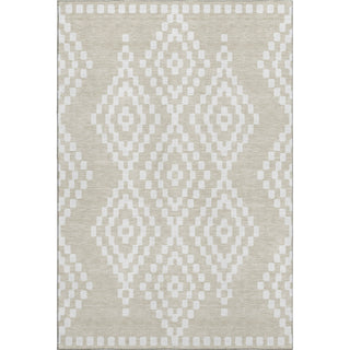 Piper Looms Mayfield Diamonds AMF891 Beige Machine Washable Area Rug main image