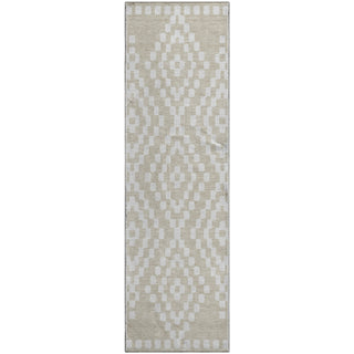 Piper Looms Mayfield Diamonds AMF891 Beige Machine Washable Area Rug Runner Main Image