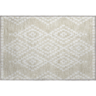 Piper Looms Mayfield Diamonds AMF891 Beige Machine Washable Area Rug Scatter Main Image