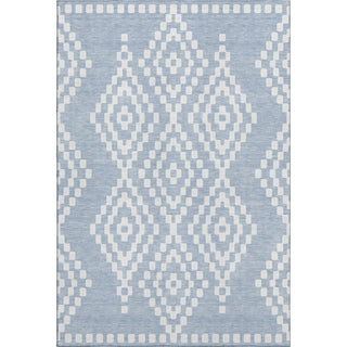 Piper Looms Mayfield Diamonds AMF891 Denim Machine Washable Area Rug main image