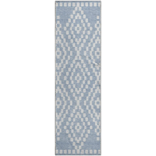 Piper Looms Mayfield Diamonds AMF891 Denim Machine Washable Area Rug Runner Main Image