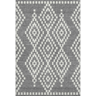 Piper Looms Mayfield Diamonds AMF891 Gray Machine Washable Area Rug main image
