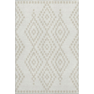 Piper Looms Mayfield Diamonds AMF891 Ivory Machine Washable Area Rug main image