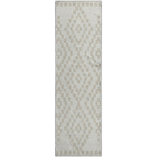 Piper Looms Mayfield Diamonds AMF891 Ivory Machine Washable Area Rug Runner Main Image