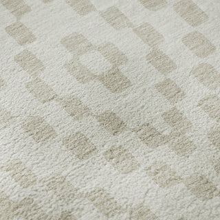 Piper Looms Mayfield Diamonds AMF891 Ivory Machine Washable Area Rug Swatch Image
