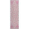 Piper Looms Mayfield Diamonds AMF891 Pink Machine Washable Area Rug Runner Main Image