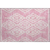 Piper Looms Mayfield Diamonds AMF891 Pink Machine Washable Area Rug Scatter Main Image