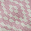 Piper Looms Mayfield Diamonds AMF891 Pink Machine Washable Area Rug Swatch Image