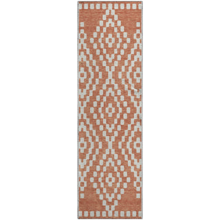 Piper Looms Mayfield Diamonds AMF891 Salmon Machine Washable Area Rug Runner Main Image